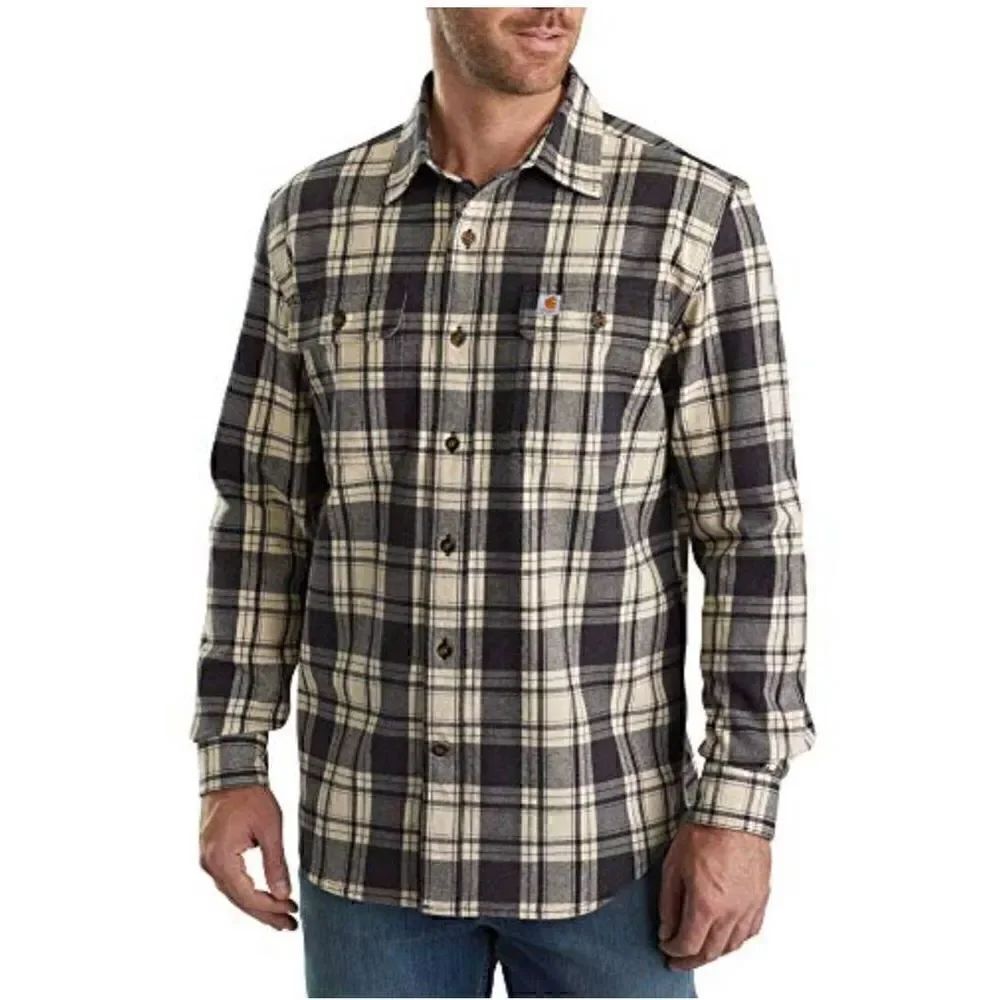 Carchartt Plaid Flannel Men's Shirt L